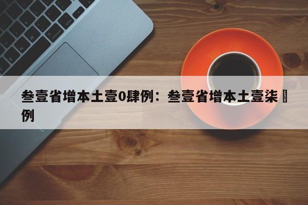 叁壹省增本土壹0肆例：叁壹省增本土壹柒無例