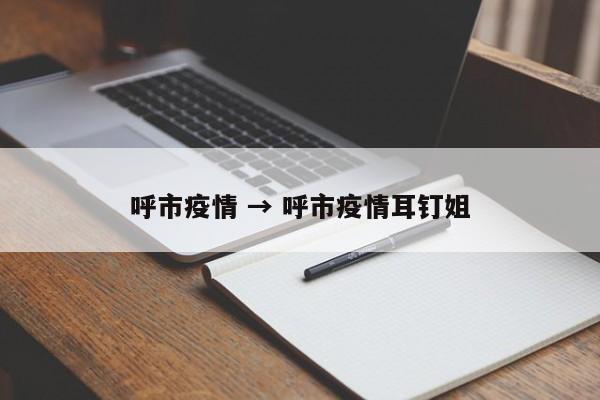 呼市疫情 → 呼市疫情耳钉姐